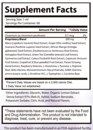 Gelatide Supplement Facts